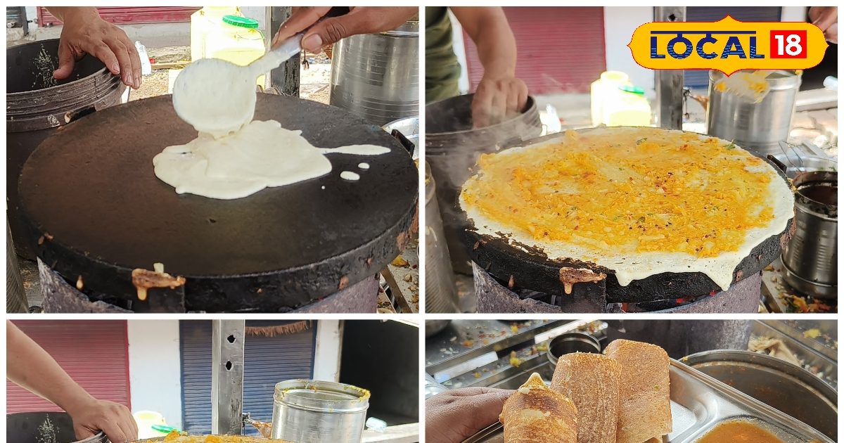 Sigdi dosa of Raipur becomes a morning superstar, it is made on coal, number one in taste – Chhattisgarh News