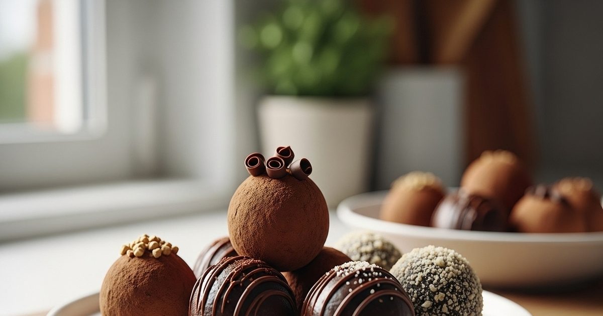 Eggless Chocolate Truffle. Chocolate Truel Recipe without eggs at home, easy way and special tips
