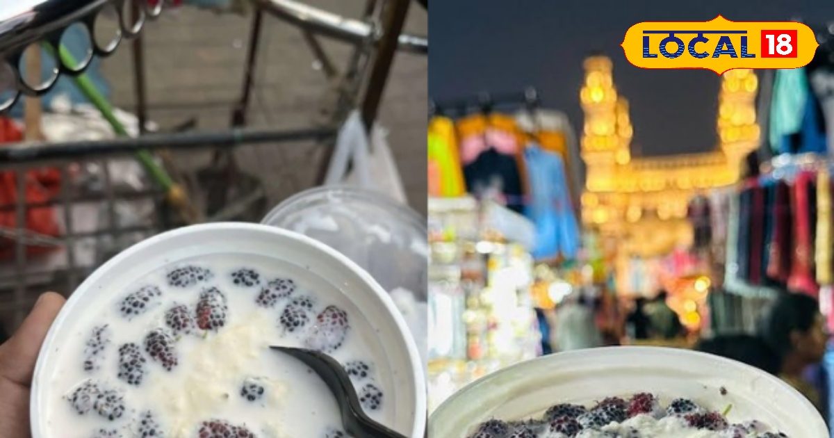 Charminar Famous Shahtoot Malai Hyderabad | Milan Juice Center