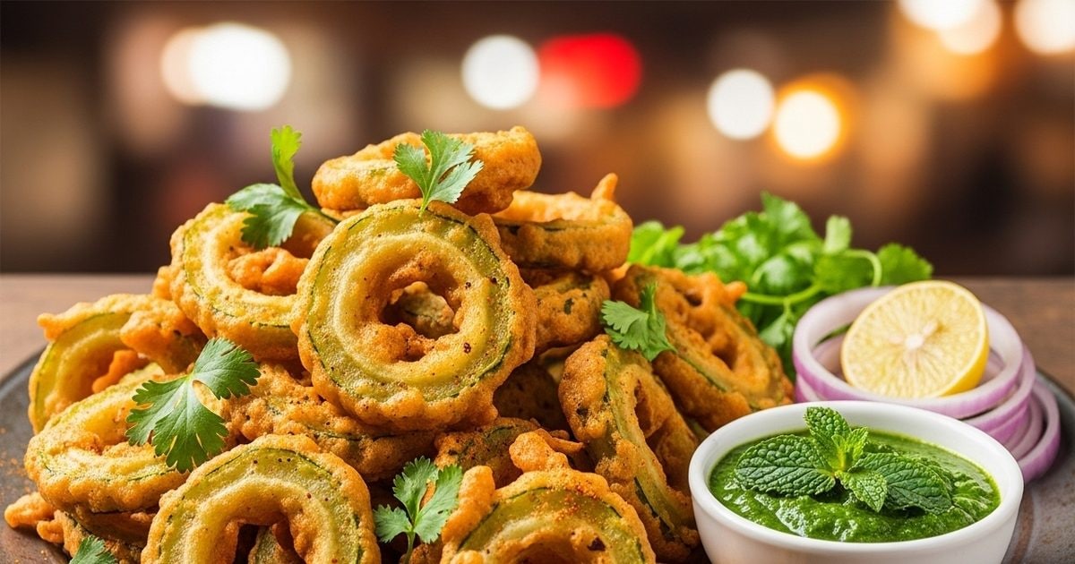 Gilki Pakoda Recipe Ridge Gourd Fritters. Indore’s famous dish Gilki Pakoda recipe